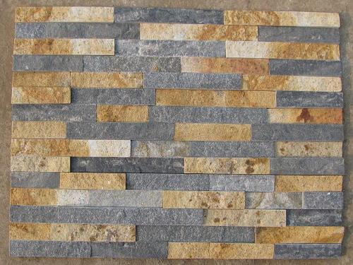 Graubraun Schiefer in verschiedenen Farben