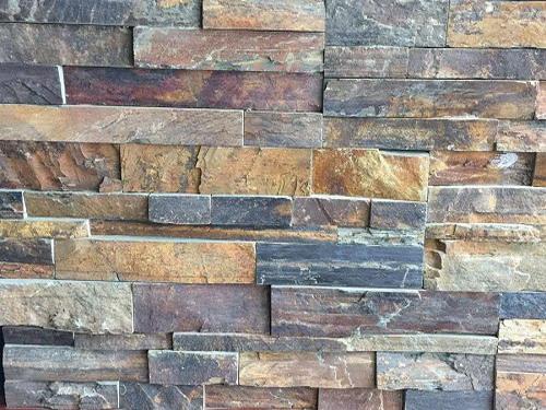 Verschiedene Schieferfarben