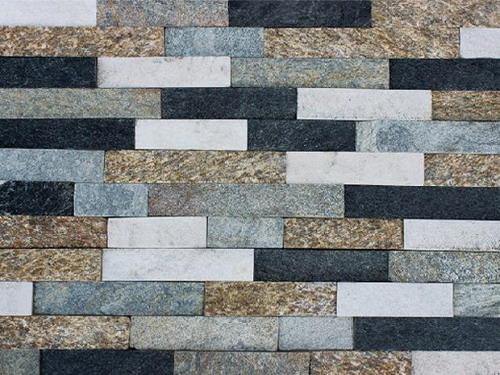 Grau-Braun-Schwarz-Weiß Schiefer in verschiedenen Farben