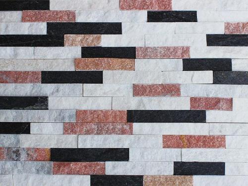 Rosa-Schwarz-Weiß Verschiedene Schieferfarben