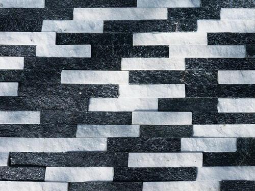 Schwarz-Grau Schiefer in verschiedenen Farben