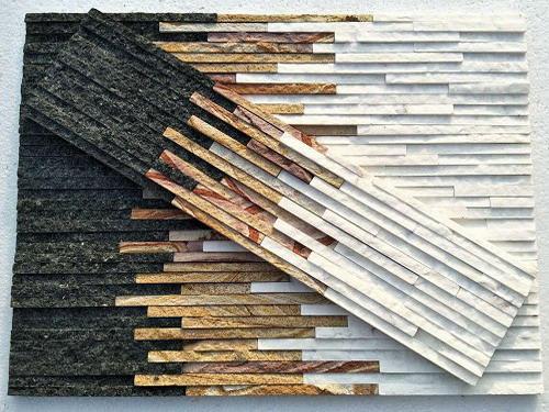 Schwarz-Beige-Weiß Schiefer in verschiedenen Farben
