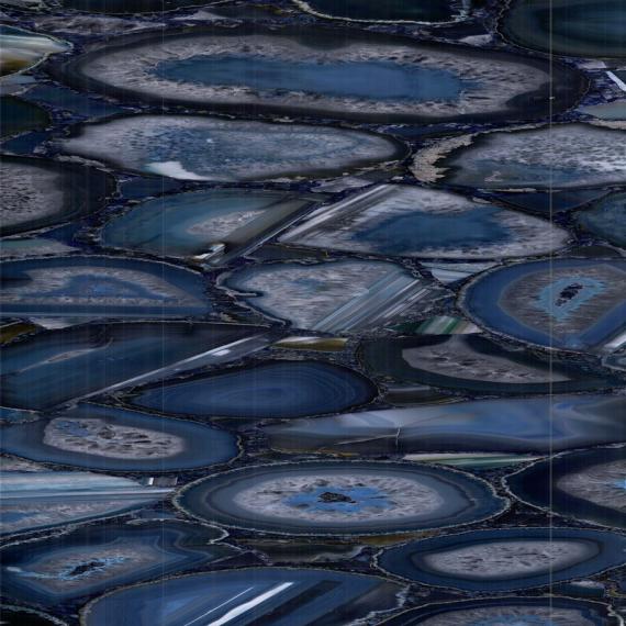 Exklusive blaue Achatplatten für den Innenbereich