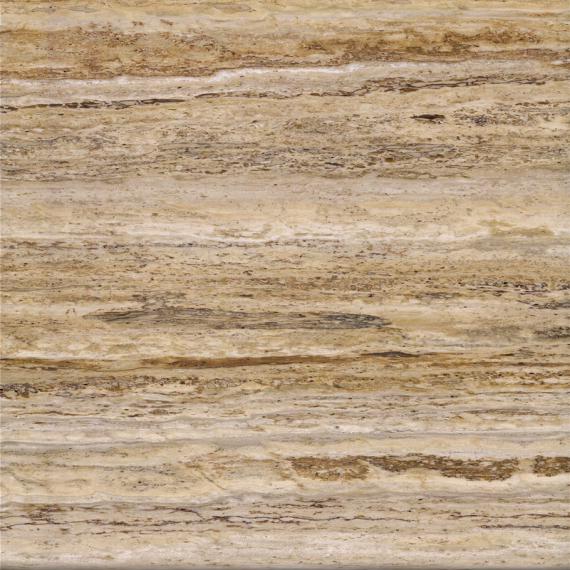 Einzigartige Anwendung aus goldenem Travertin im Innenbereich