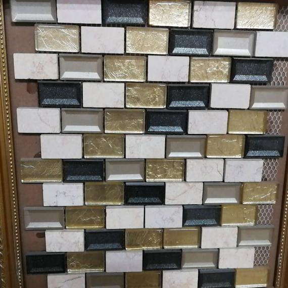 Mosaikbaumaterial